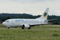 Aerosvit Ukrainian Airlines, Boeing 737-5Q8, UR-VVU, c/n 26323/2770, in STR