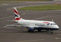 British Airways (BA CityFlyer), Embraer ERJ-170STD, G-LCYG, c/n 17000300, in AMS
