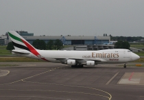 Emirates SkyCargo, Boeing 747-4HAERF, OO-THD, c/n 35236/1399, in AMS