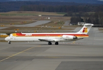 Iberia, McDonnell Douglas MD-88, EC-FLN, c/n 53303/1974, in ZRH