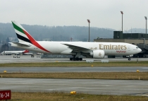 Emirates SkyCargo, Boeing 777-21HLRF, A6-EFE, c/n 35607/788, in ZRH