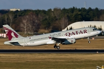 Qatar Airways, Airbus A320-232, A7-AHQ, c/n 4930, in TXL