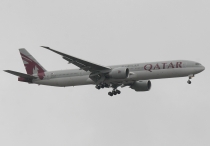 Qatar Airways, Boeing 777-3DZER, A7-BAG, c/n 36014/819, in LHR