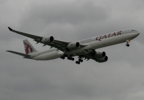 Qatar Airways, Airbus A340-642X, A7-AGA, c/n 740, in LHR