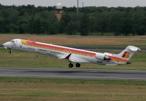 Air Nostrum (Iberia Regional), Canadair CRJ-900ER, EC-JYC, c/n 15106, in TXL