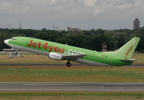 Jet4you, Boeing 737-46J, OO-JAM, c/n 28867/2879, in TXL