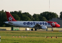 Edelweiss Air, Airbus A320-214, HB-IJV, c/n 2024, in TXL