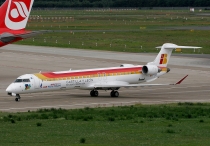 Air Nostrum (Iberia Regional), Canadair CRJ-900ER, EC-JZV, c/n 15117, in TXL