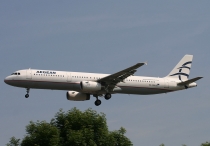 Aegean Airlines, Airbus A321-231, SX-DGA, c/n 3878, in LHR
