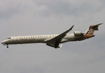 Libyan Airlines, Canadair CRJ-900ER, 5A-LAD, c/n 15214, in LHR