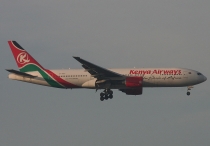 Kenya Airways, Boeing 777-2U8ER, 5Y-KQU, c/n 33681/479, in LHR