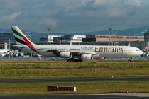 Emirates Airline, Airbus A340-541, A6-ERD, c/n 520, in FRA