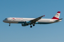 Austrian Airlines, Airbus A321-111, OE-LBB, c/n 570, in FRA