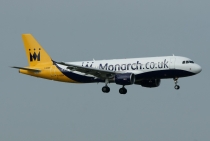 Monarch Airlines, Airbus A320-214, G-OZBX, c/n 1637, in MXP