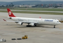 Turkish Airlines, Airbus A340-311, TC-JDJ, c/n 023, in STR