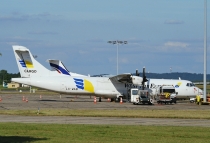 West Air Europe, Avions de Transport Régional,  ATR-72-201F, LX-WAB, c/n 227, in SXF