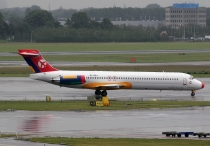Danish Air Transport, McDonnell Douglas MD-87, OY-JRU, c/n 49403/1404, in AMS