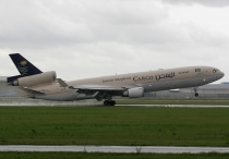 Saudi Arabian Cargo, McDonnell Douglas MD-11F, HZ-ANB, c/n 48775/616, in AMS
