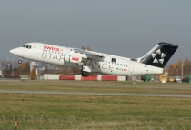 Swiss Intl. Air Lines, British Aerospace Avro RJ100, HB-IYU, c/n E3379, in STR