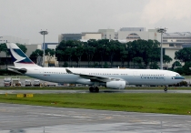 Cathay Pacific Airways, Airbus A330-342, B-HLD, c/n 102, in SIN