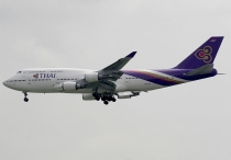 Thai Airways Intl., Boeing 747-4D7, HS-TGY, c/n 28705/1164, in SIN