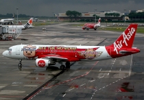 AirAsia, Airbus A320-216, 9M-AFL, c/n 2926, in SIN