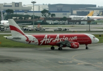Indonesia AirAsia, Airbus A320-216, PK-AXW, c/n 5137, in SIN