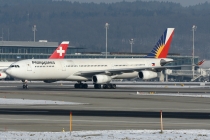 Philippine Airlines, Airbus A340-313X, RP-C3431, c/n 176, in ZRH