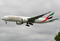 Emirates SkyCargo, Boeing 777-21HLRF, A6-EFD, c/n 35606/766, in LHR