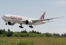 Qatar Airways Cargo, Boeing 777-2DZLRF, A7-BFE, c/n 39644/1110, in PAE