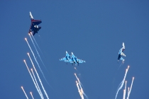 Kecskemét Airshow 2013 - Russian Knights (C7)