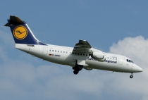 CityLine (Lufthansa Regional), British Aerospace Avro RJ85, D-AVRD, c/n E2257, in FRA