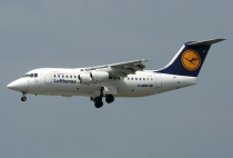 CityLine (Lufthansa Regional), British Aerospace Avro RJ85, D-AVRF, c/n E2269, in FRA