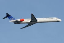 SAS - Scandinavian Airlines, McDonnell Douglas MD-81, SE-DIN, c/n 49999/1803, in FRA