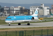 KLM Cityhopper, Fokker 100, PH-OFL, c/n 11444, in FRA