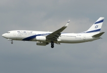 El Al Israel Airlines, Boeing 737-8HK(WL), 4X-EKF, c/n 29638/2766, in FRA