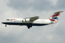 British Airways (BA CityFlyer), British Aerospace Avro RJ100, G-CFAA, c/n E3733, in FRA