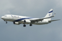 El Al Israel Airlines, Boeing 737-8HX(WL), 4X-EKS, c/n 36433/2702, in FRA