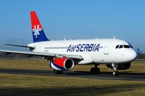 Air Serbia, Airbus A319-132, A6-SAA, c/n 1140, in TXL