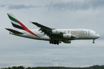 Emirates Airline, Airbus A380-861, A6-EDK, c/n 030, in ZRH