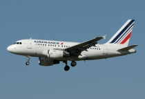 Air France, Airbus A318-111, F-GUGF, c/n 2109, in ZRH