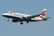 British Airways (BA CityFlyer), Embraer ERJ-170STD, G-LCYH, c/n 17000302, in ZRH