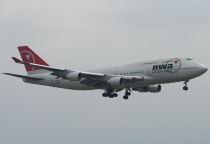 NWA - Northwest Airlines, Boeing 747-451, N668US, c/n 24223/800, in KIX