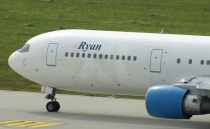 Ryan Intl. Airlines, Boeing 767-3Z9ER, N763BK, c/n 23765/165, in LEJ