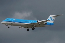 KLM Cityhopper, Fokker 70, PH-KZD, c/n 11582, in FRA