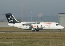 Swiss Intl. Air Lines, British Aerospace Avro RJ100, HB-IYV, c/n E3377, in STR