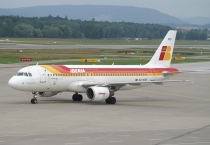 Iberia, Airbus A320-214, EC-HTB, c/n 1530, in ZRH