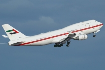Luftwaffe - Vereinigte Arabische Emirate, Boeing 747-4F6, A6-YAS, c/n 28961/1174, in TXL 