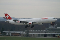 Swiss Intl. Air Lines, Airbus A340-313X, HB-JME, c/n 559, in ZRH