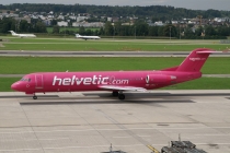 Helvetic Airways, Fokker 100, HB-JVE, c/n 11459, in ZRH